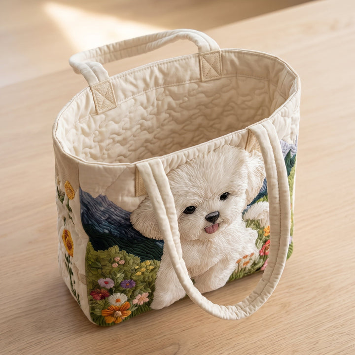 Sac Artisanal Matelassé - Chien Enchanté