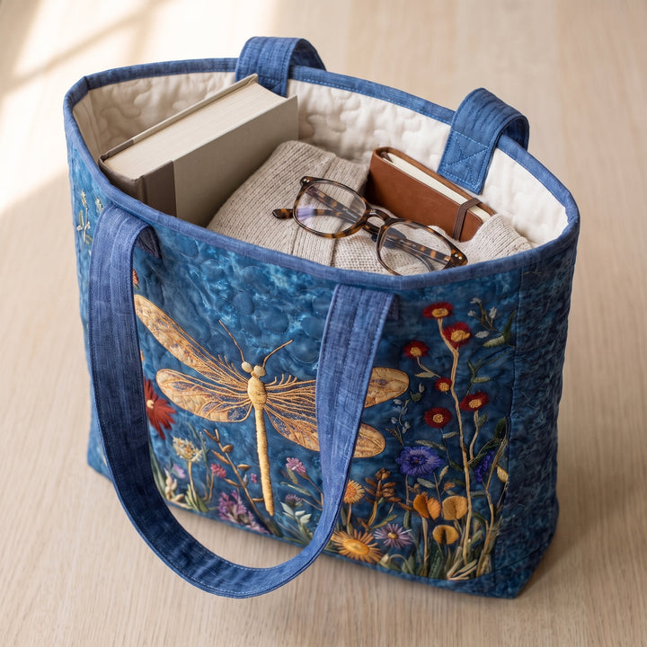 Sac Matelassé - Libellule Dorée