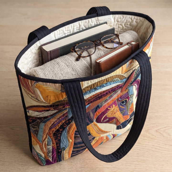 Sac Artisanal - Cheval Mosaïque Multicolore
