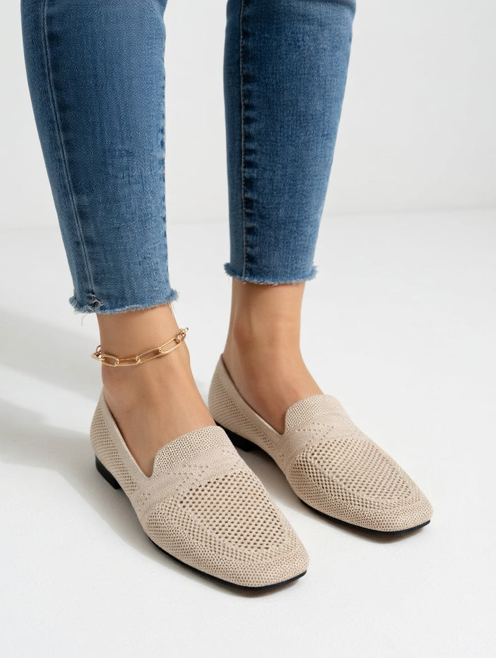 Luméline - Mocassins respirants maille élégante confortable