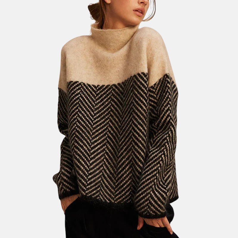 Colette | PULL À COL MONTANT EN COTON