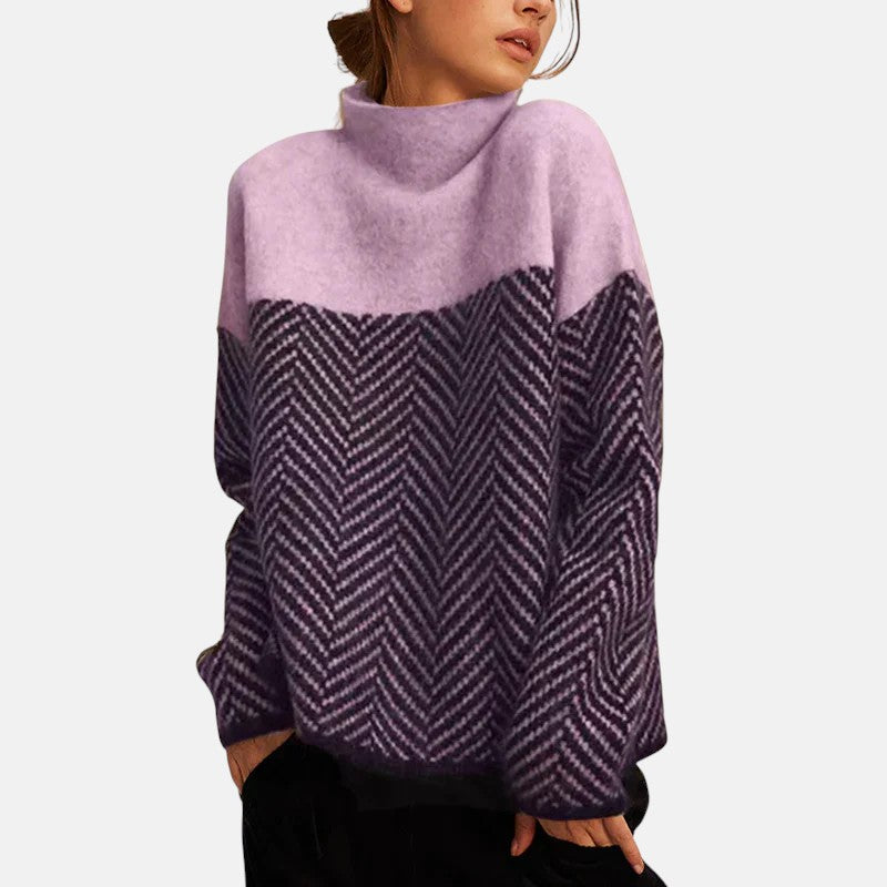 Colette | PULL À COL MONTANT EN COTON