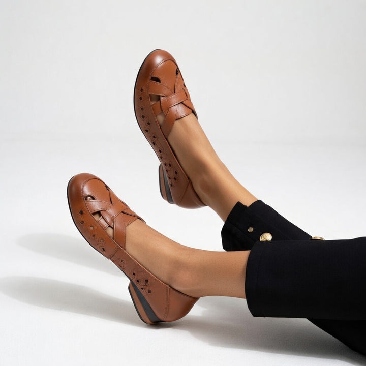 Élodiane™ — Ballerines ajourées élégantes confortables ergonomiques
