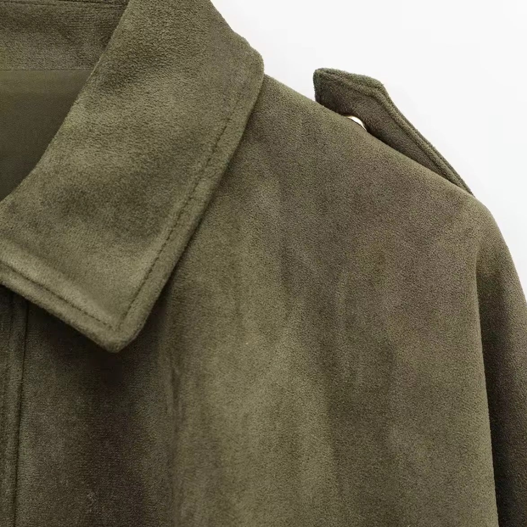 Élodie | VESTE EN FAUX SUÈDE