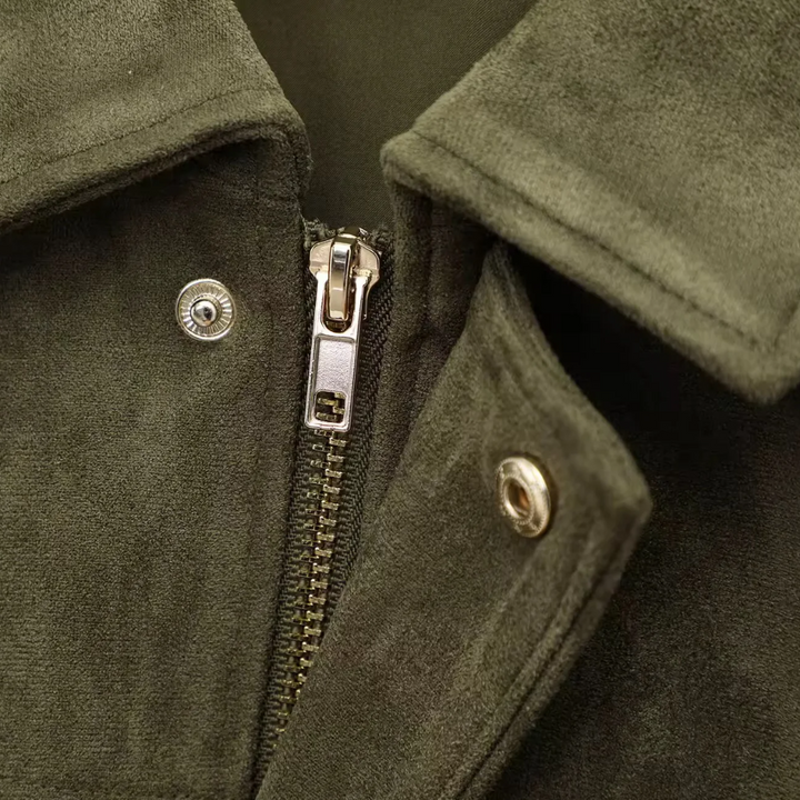 Élodie | VESTE EN FAUX SUÈDE