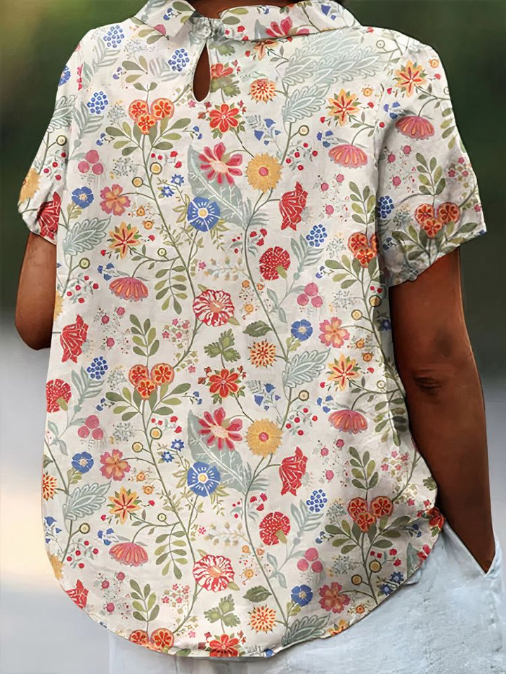 Mathilde | Blouse Fleurie Élégante