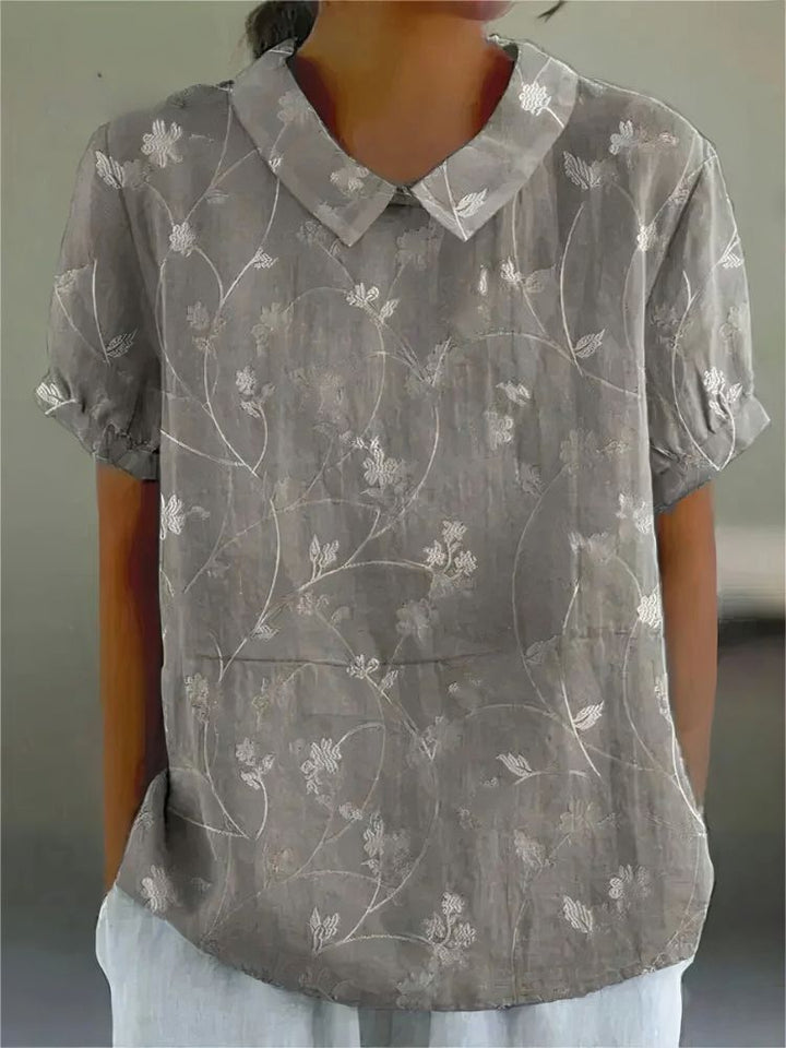 Mathilde | Blouse Fleurie Élégante