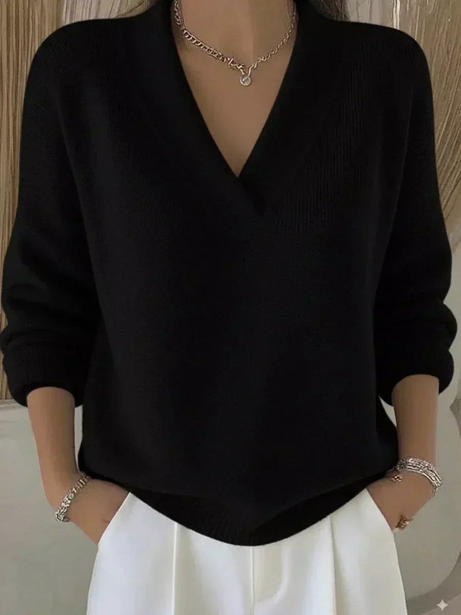 Viola — Pull Col V Tout Doux