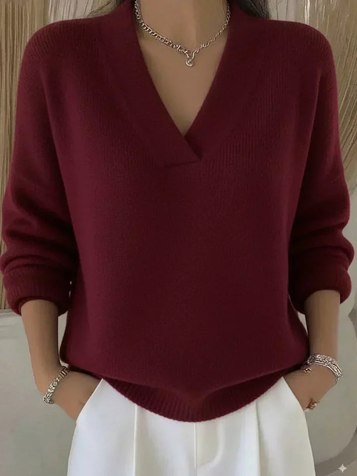 Viola — Pull Col V Tout Doux
