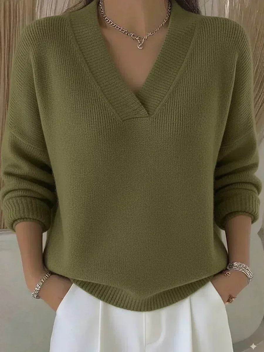 Viola — Pull Col V Tout Doux