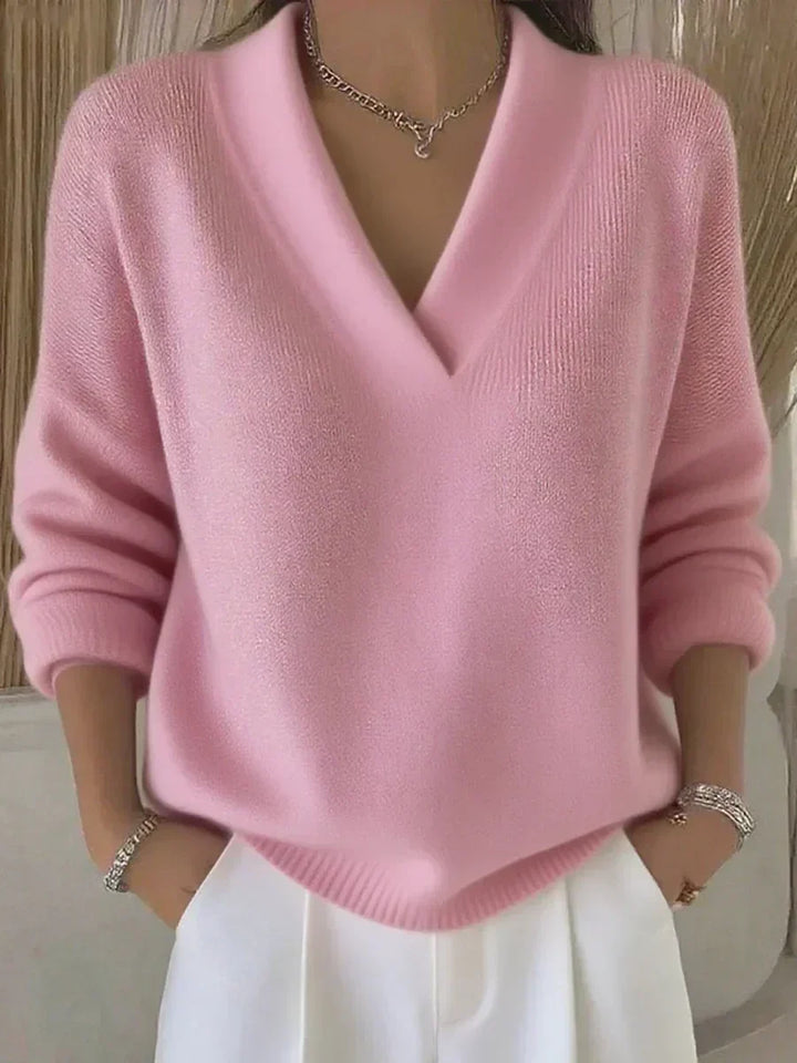 Viola — Pull Col V Tout Doux