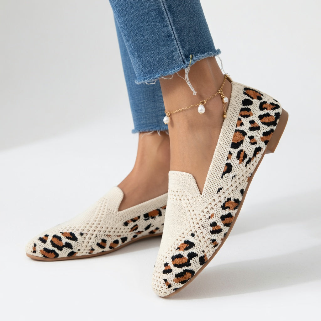Luméline - Mocassins respirants maille élégante confortable