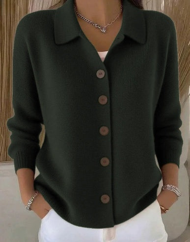 Fosca — Cardigan Col Boutonné Chic