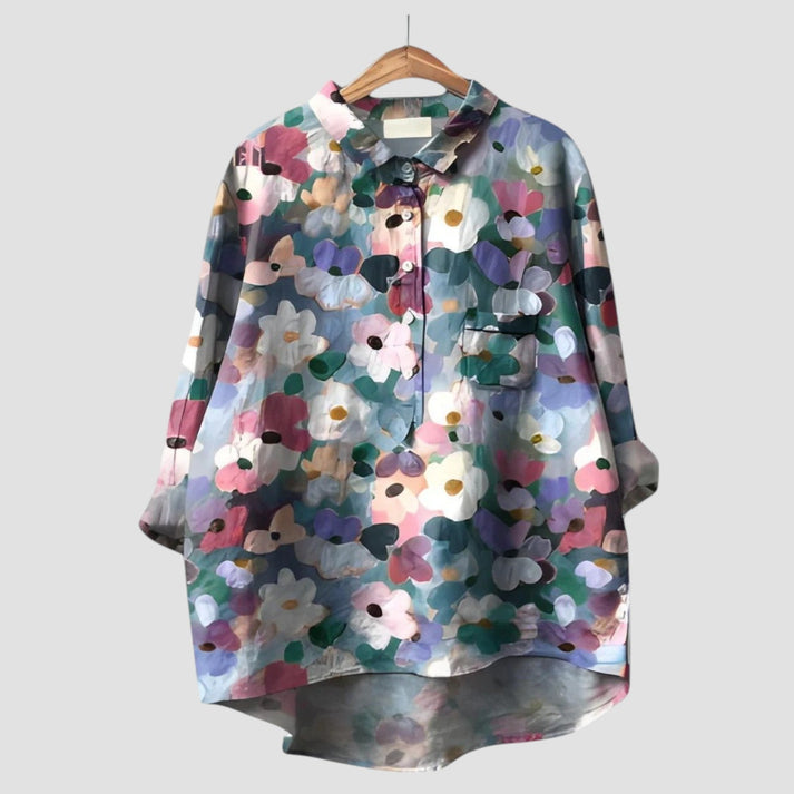 Lucie | Blouses Élégantes à Fleurs (1+1 OFFERT)