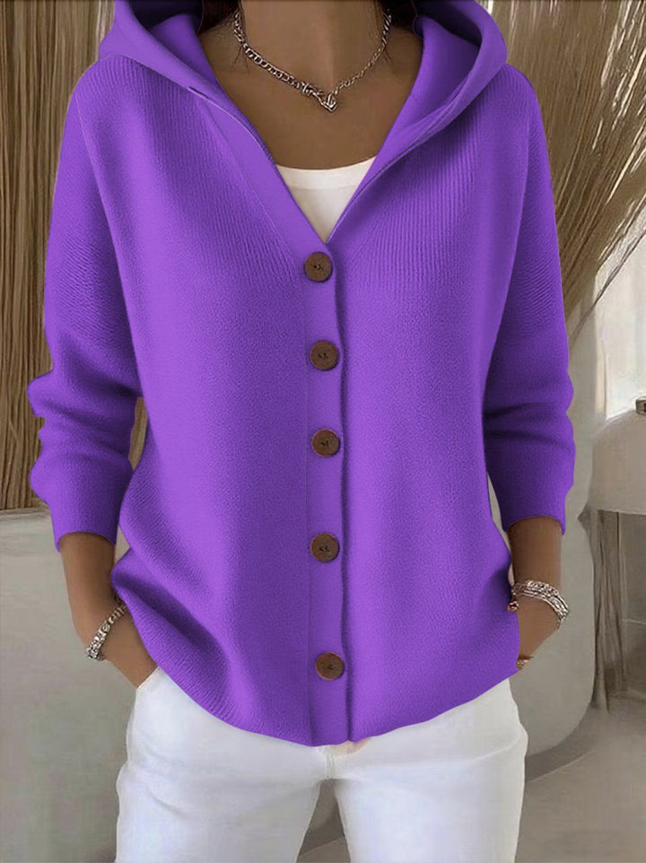 Rosetta — Cardigan à Capuche Cocooning