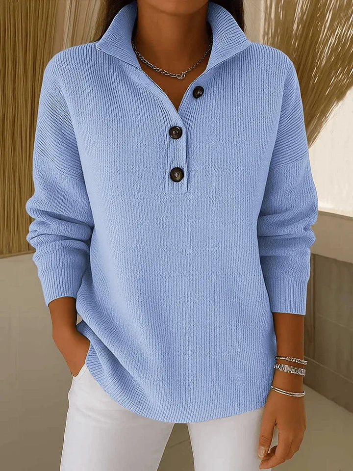 Amalia — Pull Polo Col V