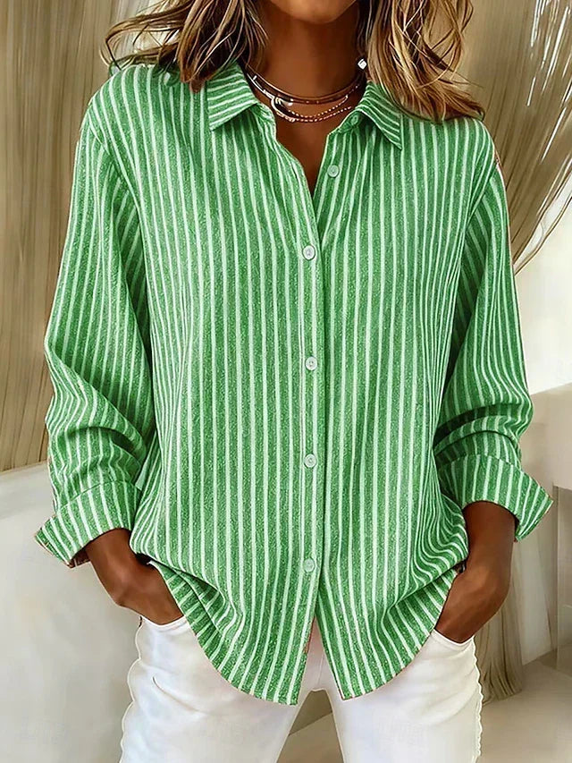 Ginevra — Chemise Rayée Boutonnée