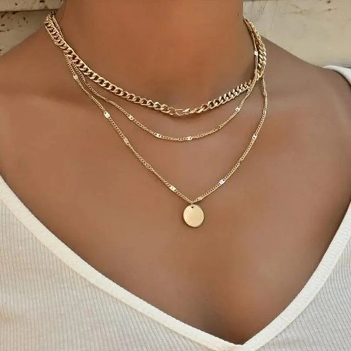 Margaux - Collier Plaqué Or et Argent Élégant
