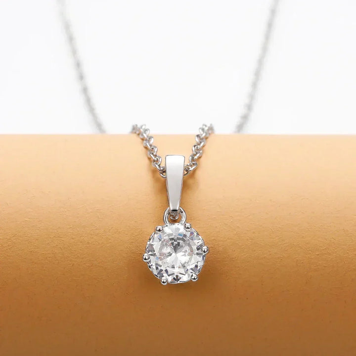Odile - Collier Pendentif Classique en Zirconium