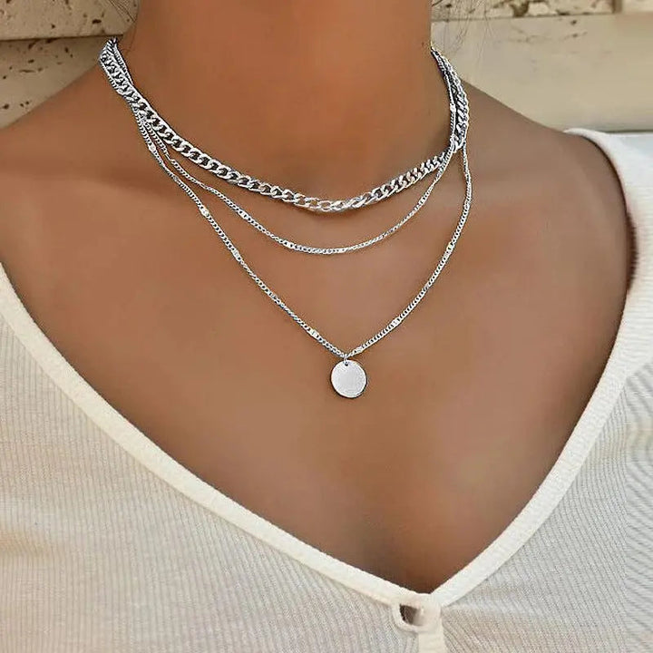Margaux - Collier Plaqué Or et Argent Élégant