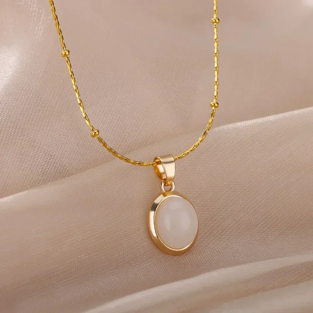 Camille - Collier Pendentif Goutte d&