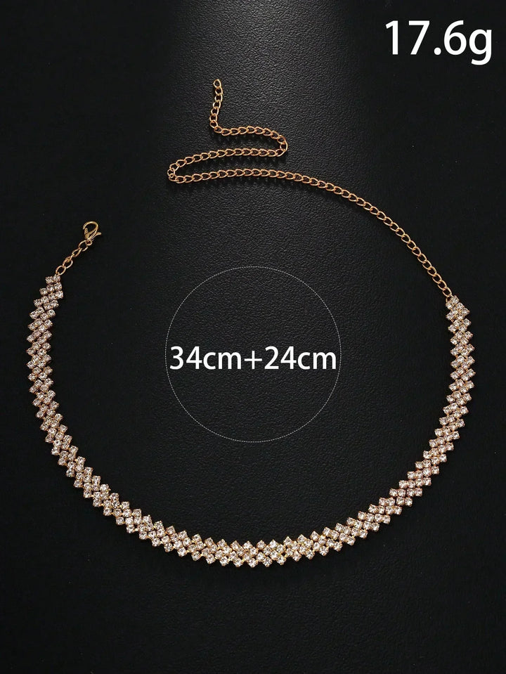 Clémence - Collier Élégant en Strass