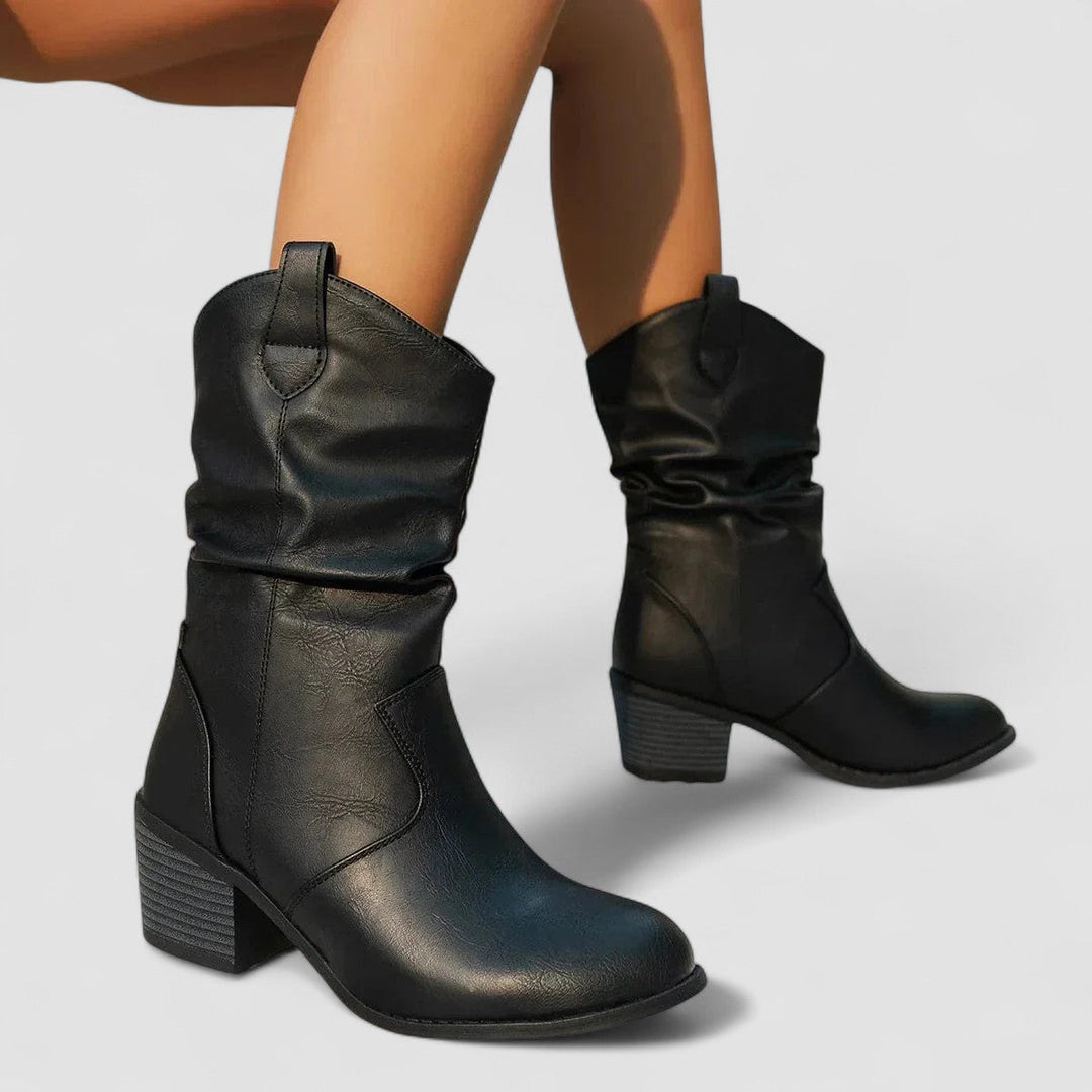 Vivian - Bottes en Cuir Orthopédique