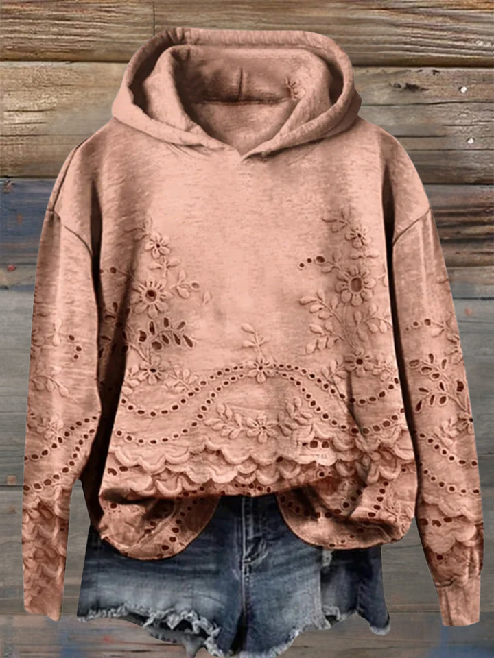 LÉONA™ | Sweat à Capuche Imprimé 3D – Confort &amp; Style au Quotidien