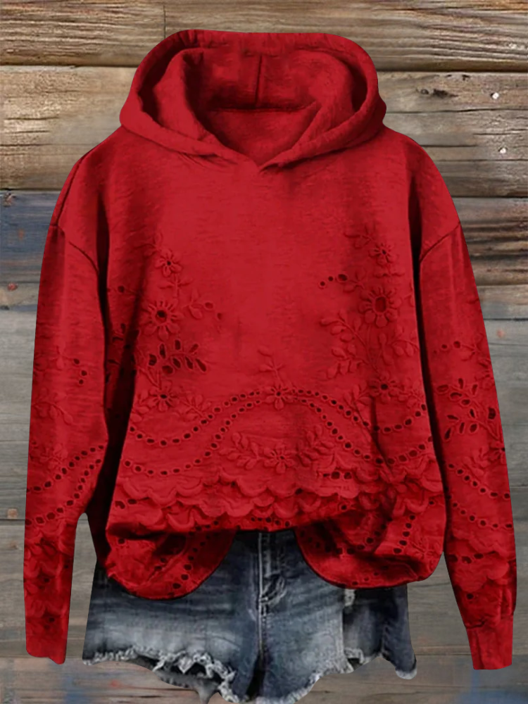LÉONA™ | Sweat à Capuche Imprimé 3D – Confort &amp; Style au Quotidien