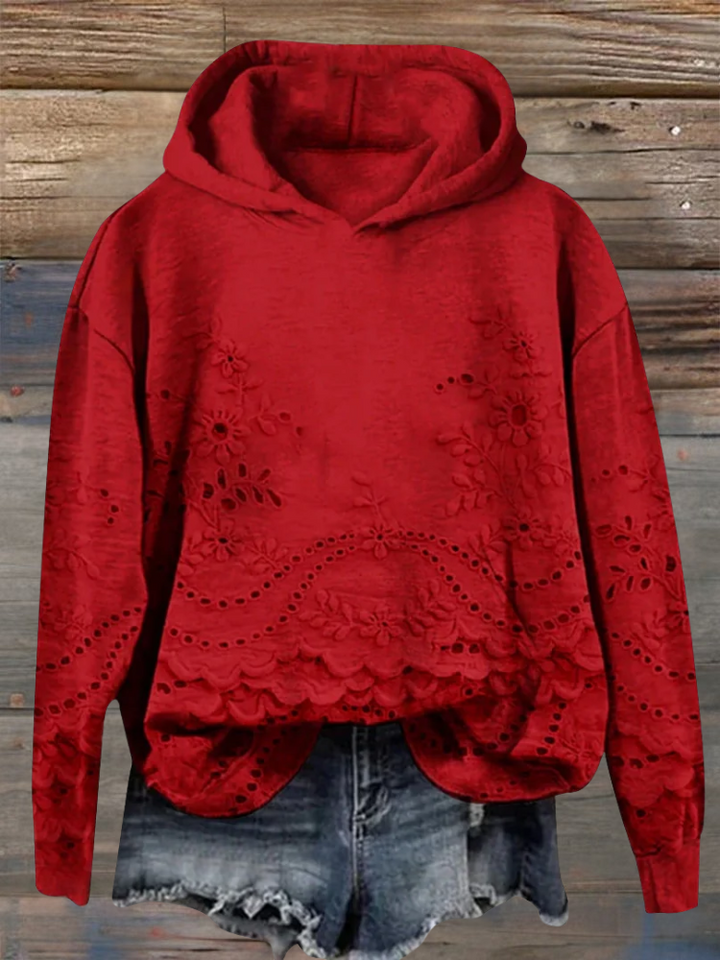 LÉONA™ | Sweat à Capuche Imprimé 3D – Confort &amp; Style au Quotidien