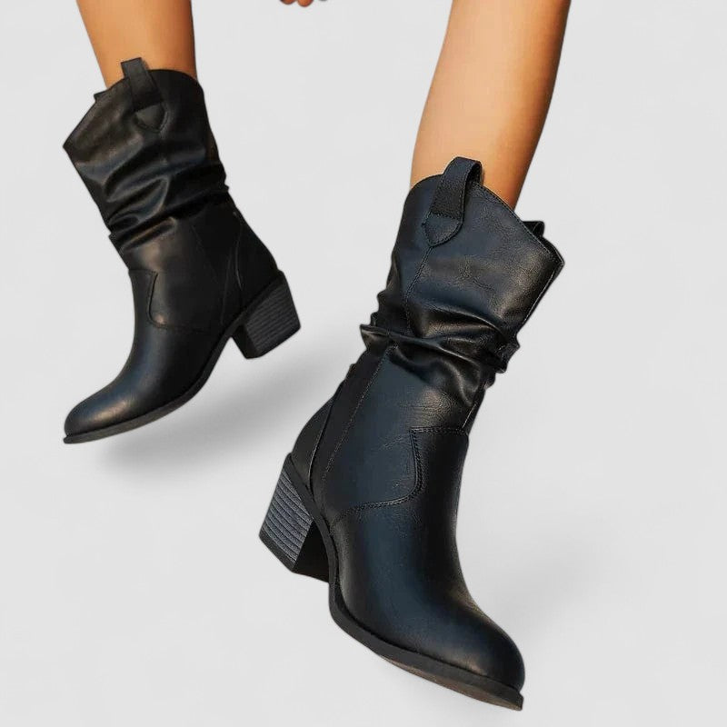 Vivian - Bottes en Cuir Orthopédique