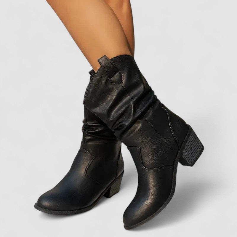 Vivian - Bottes en Cuir Orthopédique