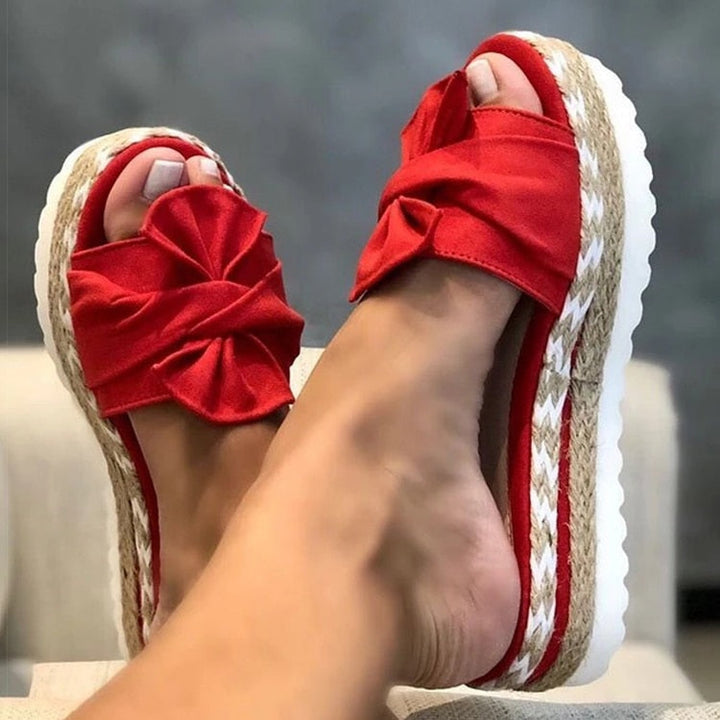 Clémentine - Sandales À Nœud Élégant Avec Semelle Douce
