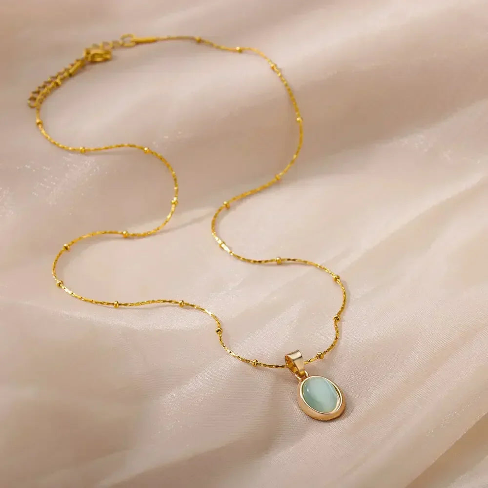 Camille - Collier Pendentif Goutte d&