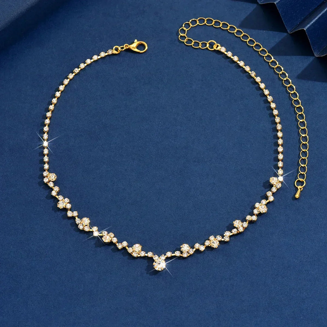 Iris - Collier de Mariage Élégant en Diamant
