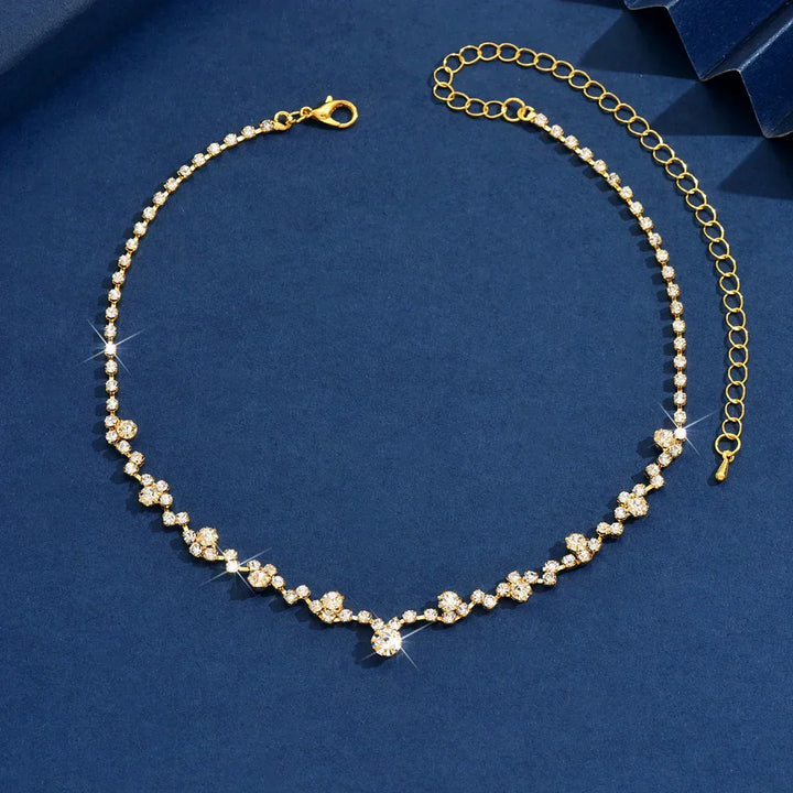 Iris - Collier de Mariage Élégant en Diamant