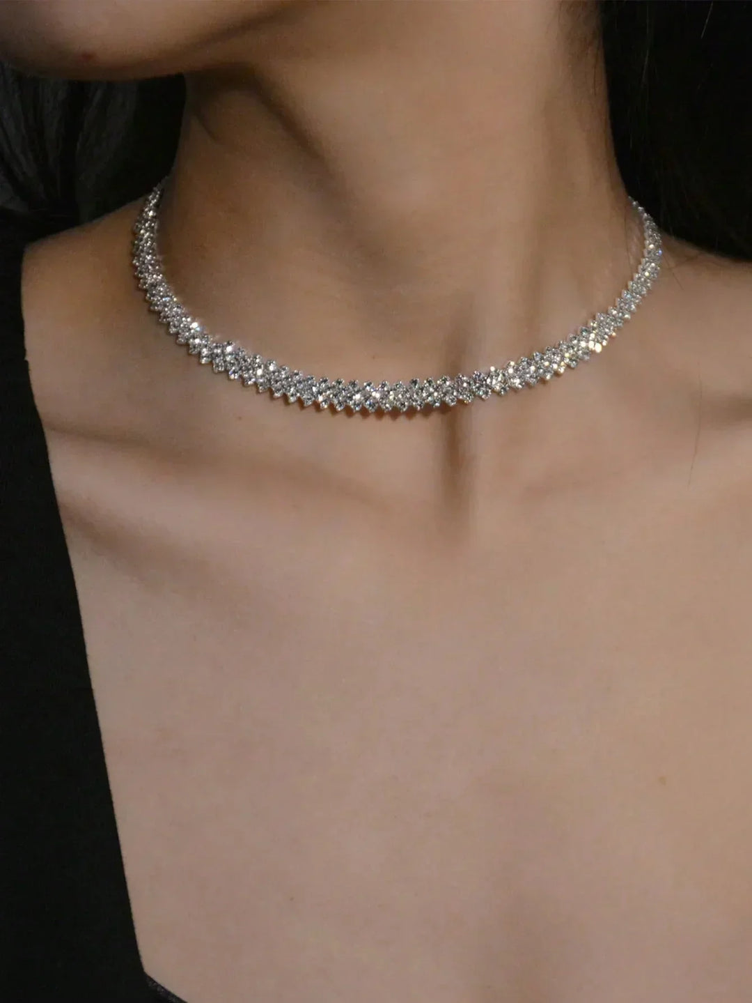 Clémence - Collier Élégant en Strass