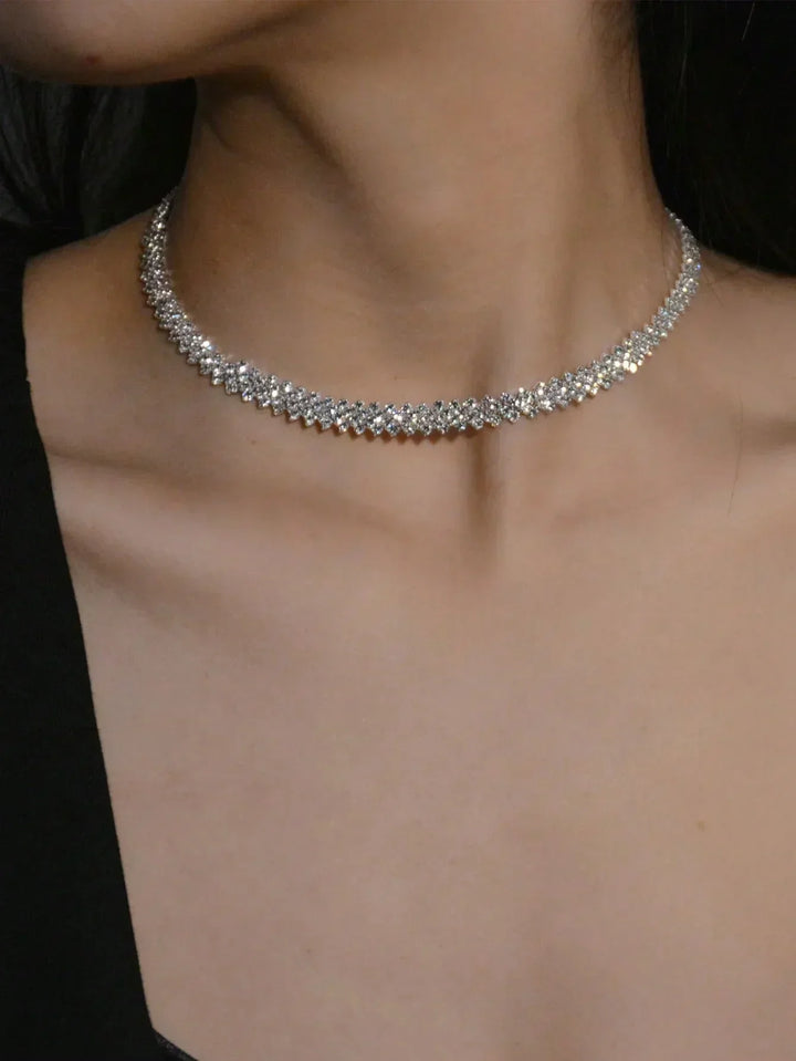 Clémence - Collier Élégant en Strass