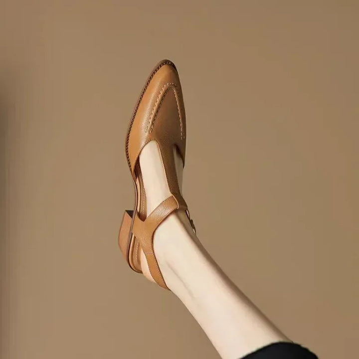 Aurenza - Chaussures femme à boucle et talon bas