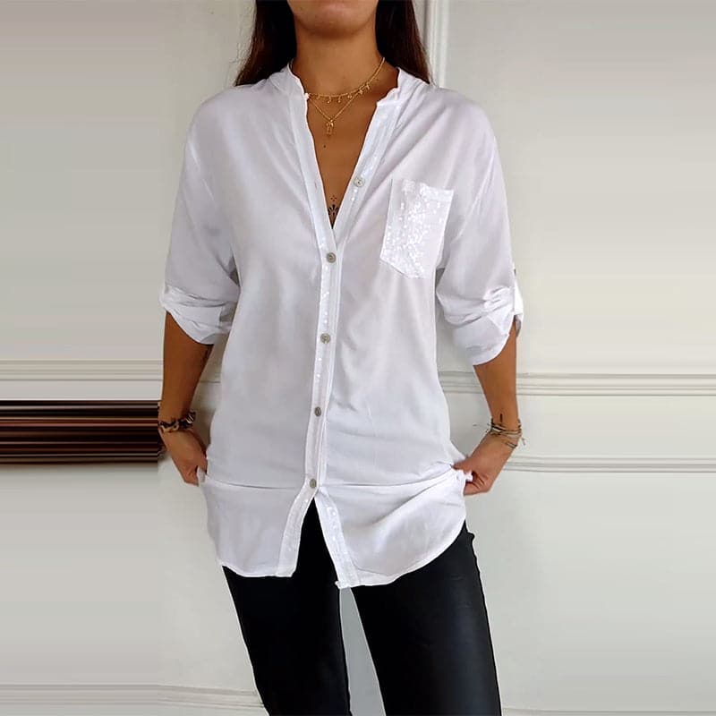 Marina™ — Top élégant aux détails lumineux