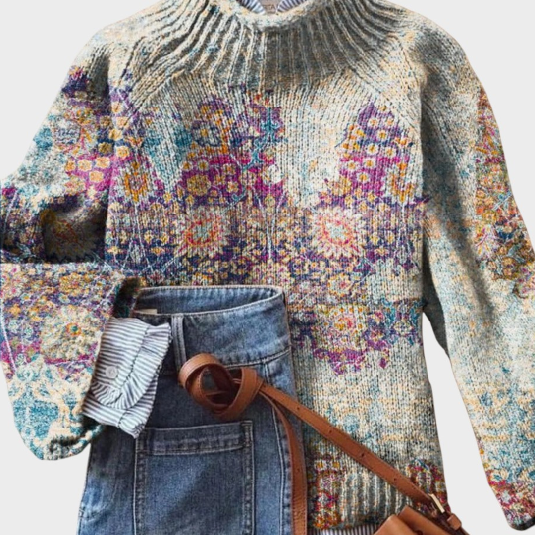 Victoire - Pull en Maille Artistique