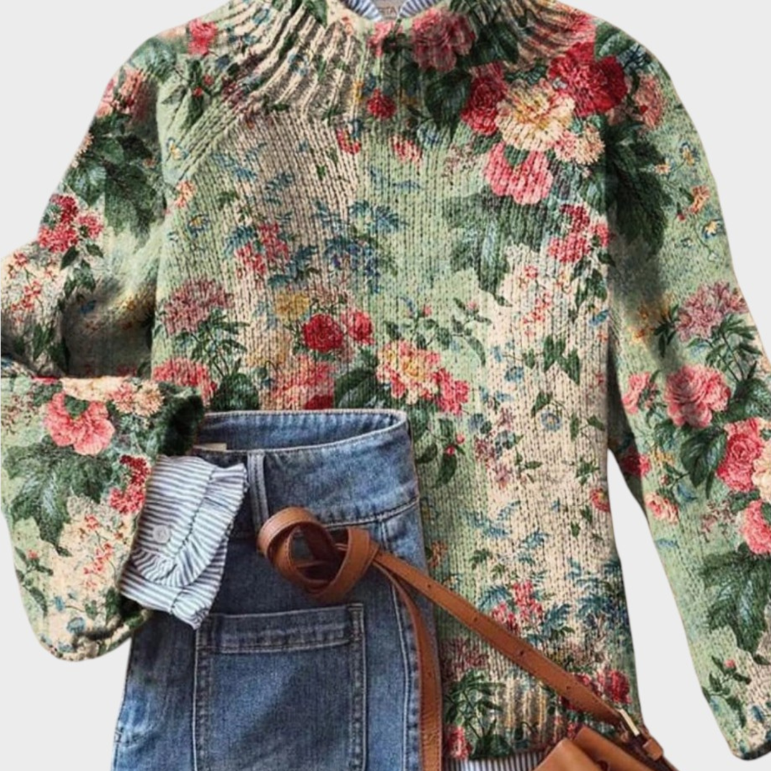 Angèle - Pull en Maille Artistique