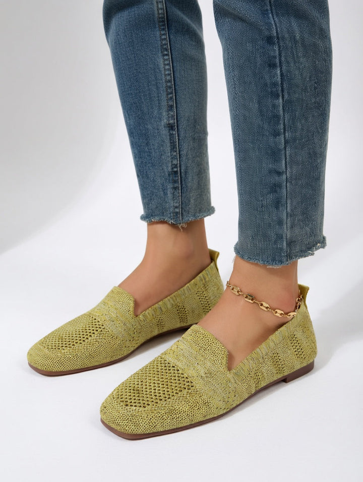 Luméline - Mocassins respirants maille élégante confortable