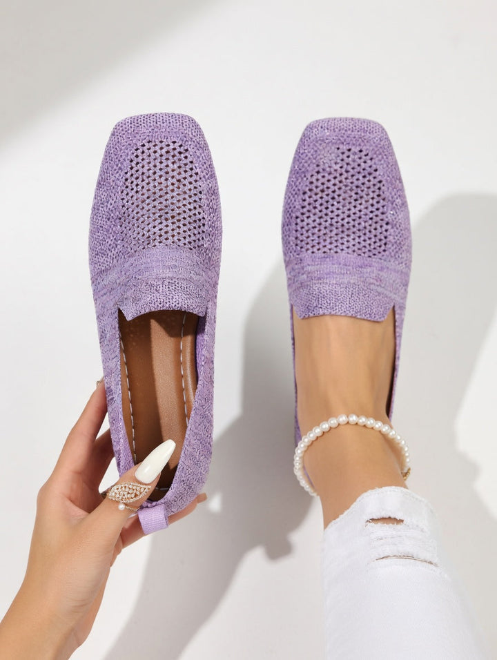 Luméline - Mocassins respirants maille élégante confortable