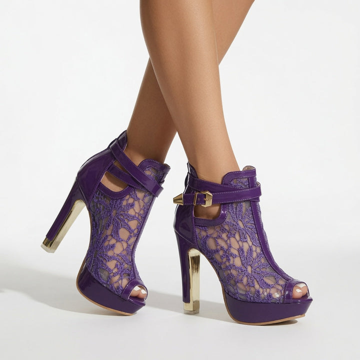Isabella™ — Bottines dentelle élégance glamour intemporelle