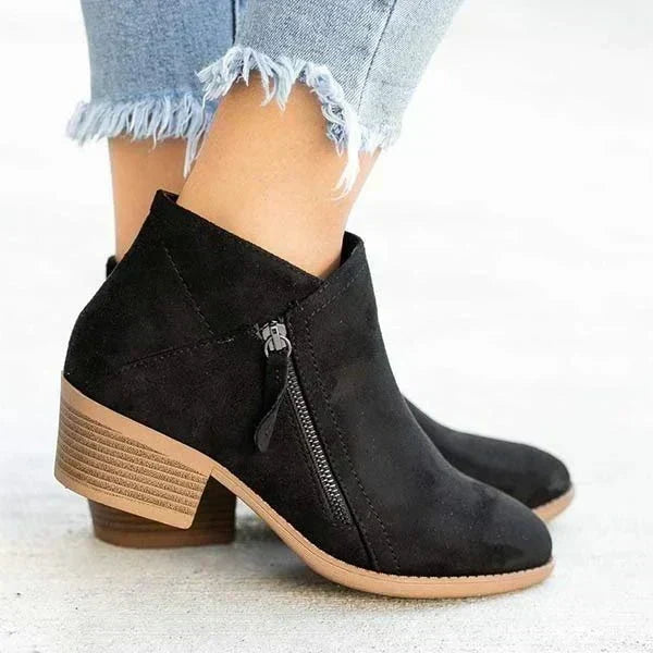 Mona | Bottines avec Fermeture Éclair