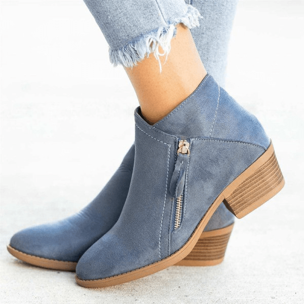 Mona | Bottines avec Fermeture Éclair