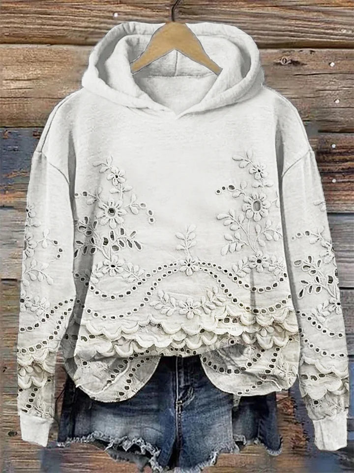 LÉONA™ | Sweat à Capuche Imprimé 3D – Confort &amp; Style au Quotidien