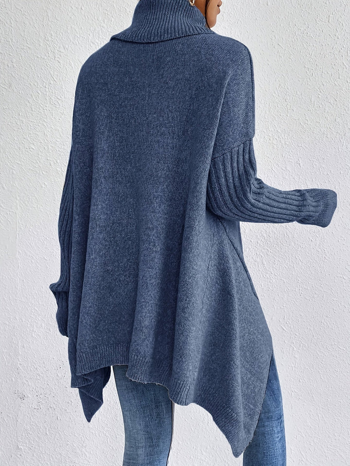 Léïna™ – Le Pull Col Montant Doux &amp; Décontracté