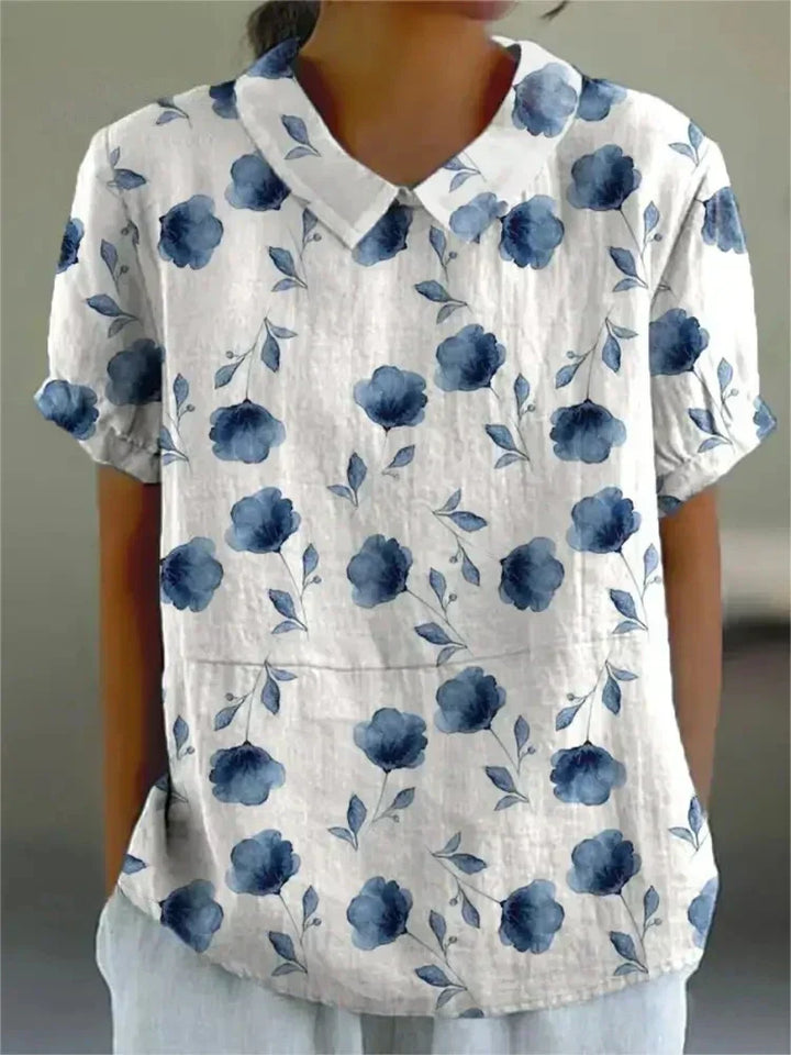 Mathilde | Blouse Fleurie Élégante